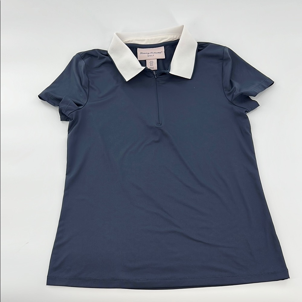 Tommy bahama golf Navy Blue Polo Shirt casual lightweight quick‎ dry small